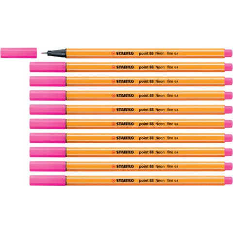 Fineliner Stabilo Point 88® 0,4 mm rosa neon 88/056
